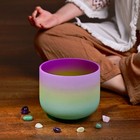 Cvnc 440hz 8 b Crown Chakra  Rainbow  Crystal Singing Bowl Sound Healing