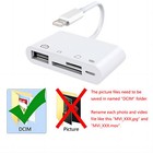 For I Phone I Pod I Pad I Os Portable 4 In 1usb Sd Tf Card Reader Camera Adapter