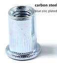 M3 M4 M5 M6 M8 M10m12 Flat Head Threaded Binding Rivet Nut Insert Rivnut Nutsert