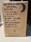 Civil Defense 29 Lb Survival Ration Cracker Sealed Box 1964 United Biscuit