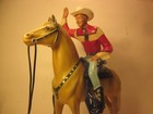 Vintage Hartland King Of Cowboys  Roy Rogers walking Trigger Complete 800 series