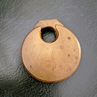 Antique Miller Lock Co Champion 6 Lever Brass Padlock