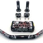 Painted Edition  evo  Pro Taper Handlebar Fat Bar Dirt Bike 1 1 8   Full Set