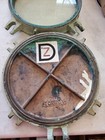 Antique Brass Ship Porthole With Storm Security Hatch Cover Large  11  Opening