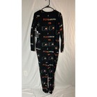 Nwt Concepts Sport Nhl Philadelphia Flyers Fleece Union Suit Pajamas Womens L