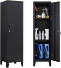 Metal Cabinet  47  H Home Office Storage Lockers  Vertical Steel Storage Cabi   