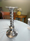 Vintage Barley Twist Candlestick  14 5  Tall  Holds Different Sized Candals
