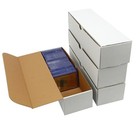 4-pack     3200-count Trading gaming Card Box     Fits Top Loaders   4-pack-white