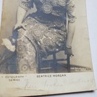 1900s Beatrice Morgan Postcard Rppc New York Actress Rotograph Seat Burton B1170