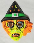 Collectors Collegeville Witch Halloween Costume Set W  Mask Cape  Skirt  Vtg 70s