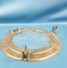 Nautical Antique Brass 12  Porthole Boat Window Decor