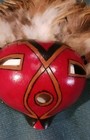   awesome Native American  Navajo Miniature Gourd Mask Art Coa  Very Nice  