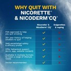 Nicorette Nicotine Gum To Stop Smoking  White Ice Mint Flavor  2 Mg  20 Count