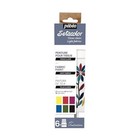 Vibranthue Fabric Paint Set  6 Pack  0 67 Fl Oz  - Assorted Colors For Diy Craft