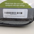 Fh Group Classic Cloth Gray Bucket Front Seat Covers Fb102 - Set Of 2