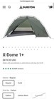 Durston X-dome 1  Tent Freestanding Regular Length Carbon Poles New Without Tags