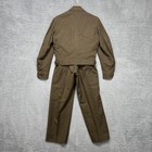 Vintage 1940s Us Army Wool Ike Jacket Pants Set Mens 36r 31x33 3rd Army Uniform