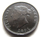 Cyprus Half Piastre 1891 High Grade