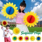 Handflip Sunflower Dance Props And Decorative Monomer For Sports Meeting Kids