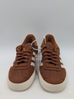 Mens Size 5   Women s 6 Adidas Gazelle Adv Skate Shoes Brown White Leather New