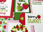  k146- Berry Sweet Pops Scrapbook Card Kit 10pcs Double-sided Cardstock A2 A6