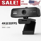 4k Uhd Webcam Usb For Pc Autofocus Web Camera W Microphone With Privacy Cover Us
