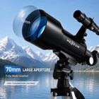 Telescope 70mm Aperture 500mm - For Kids   Adults Astronomical Refracting Telesc