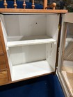 Victorian Farmhouse Antique Oak Medicine Or Jewelry Cabinet With 4 Drawers