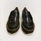 Franco Sarto Cassandra Black Patent Leather Slip-on Loafers Women   s 8 5m