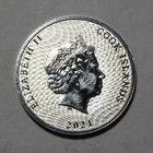 2021 Cook Islands 25 Cents 1 4 Oz Silver  999 -903-