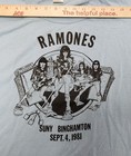 The Ramones - Vintage 81 Original Concert T-shirt   Suny Binghamton Rare Punk