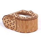 Wooden Tissue Box Holder Decorative Laser Cut Napkin Dispenser Cover Case   