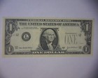2003 A  1 Us Fed  Reserve Note  Missing Seals   Serial Numbers      High Grade    
