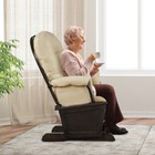 Topbuy Ergonomic Rocking Chair Baby Nursery Chair Glider With Ottoman