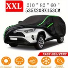 210t Full Car Cover Waterproof Rain Snow Dust Anti-uv Protection