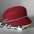 Women Beret Newsboy Hat French Wool Cap Classic Autumn Spring Winter Wine Red