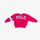 Polo Ralph Lauren Girls  Collegiate Sweatshirt Sport Pink Size 3t 4257