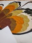 Awesome Rare Vintage Mid Century Retro 70s Abstract Grautex Butterfly Lrg Fabric
