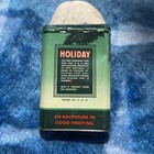 Holiday Pipe Mixture Pocket Tobacco Lithograph Tin W  Flip Lid Vtg Cruise Ship