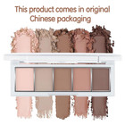 Matte Nude Eyeshadow Palette     5-color Neutral Peach Brown   Taupe Eye Shadow  H