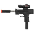 Ukarms P2304 Spring Powered Airsoft Gun Pistol Black With Scope Tactical Design