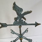 Weathervane Standalone Decor Metal Eagle On Arrow On 12 5    Display Piece
