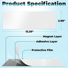 4pcs Blank Car Magnet  12  x4   Magnetic Signs For Vehicles  Flexi Color  4pcs