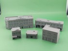   City Block    5  Urban Town Buildings Set - Z Scale - 1 220 - No Assembly  065