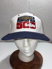 Vintage Crowell Cap Indianapolis Indy 500 Racing Snapback Hat Usa Made