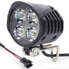 1pc 2 In 1 Headlight Front Light Led Lamp Horn For  Bicycle E-bike Electric Us  