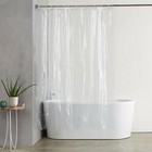 Deluxe Quality Shower Curtain Liner Clear 70 w X 72 l Mildew Resistant Usa Ship