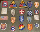 Lot Of 20 Vintage Us Army Subdued Patches Military Shoulder Sleeve Insignia Ssi
