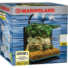 Marineland 3 Gallon Aquarium Kit  Glass Fish Tank With Filter And Led Lights