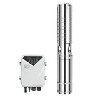 Us Stock Difful 4inch 110v 2hp Dc Solar Water Pump For Draining Mppt Controller